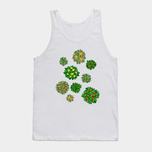 Citrus Trees in Gouache Tank Top